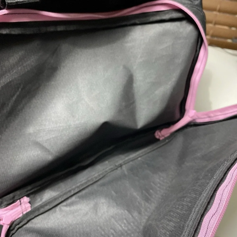 Sassi designs 24 black duffel Bag Pink Bedazzled Large‎ Dance Cheer Gym